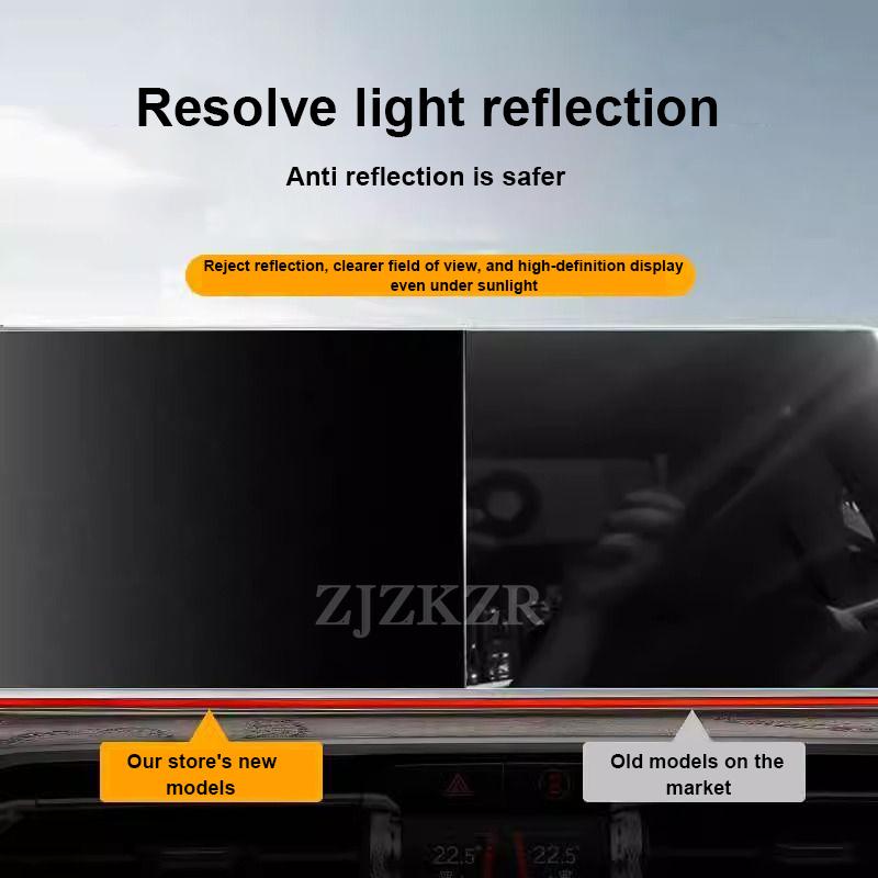 For Exeed RX Yaoguang -2025 Car GPS Navigation Protective Film Matte LCD Screen Tempered Glass Protective Film Car Accessory