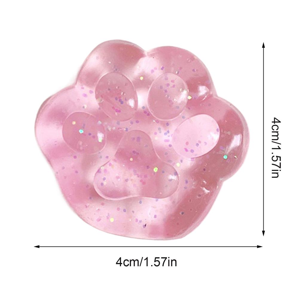 Blue Cute Cat Paw Pinch D Ecompression Toy TPR Slow Rebound Stress Relief Cat Claw S Quishy Fidget Toy Reduce Stress Squeeze Toy