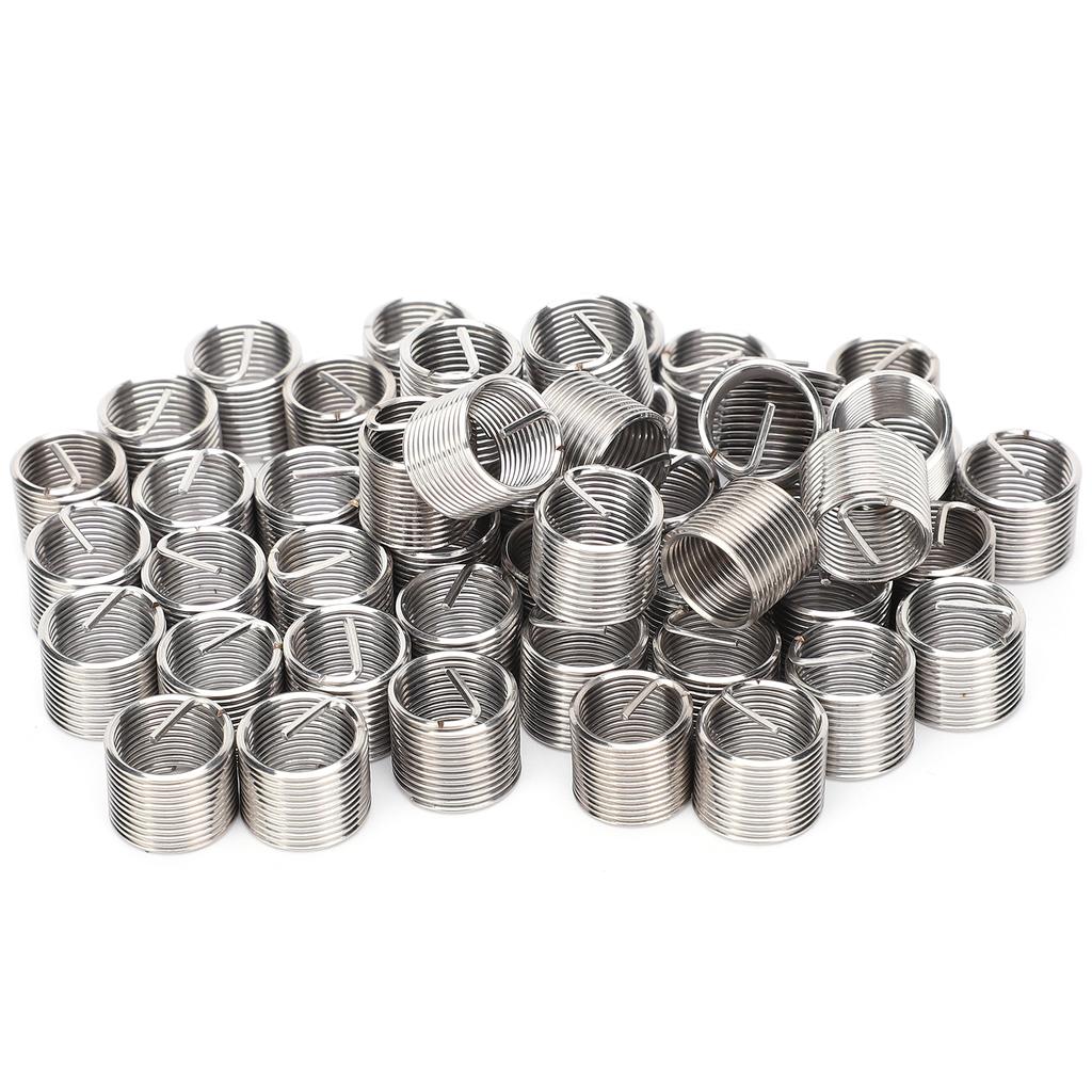 50Pcs Thread Inserts Male Female Reducing Nut Repair Tool Stainless Steel Fastener M10x1x1.5D