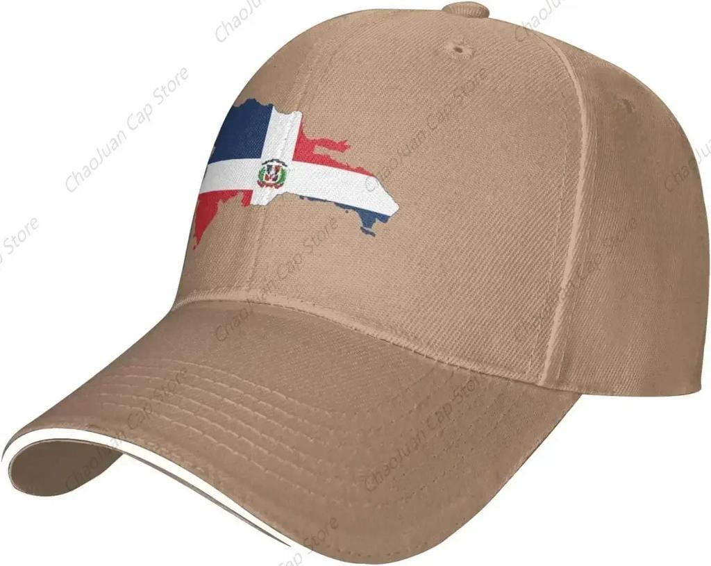 Dominican Republic Flag Men Womens Sandwich Hat Classic Adjustable Trucker Dad Hats