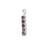 Garnet gemstone pendant 925 sterling silver jewelry zivori necklace pendant Red garnet pendant SSP125
