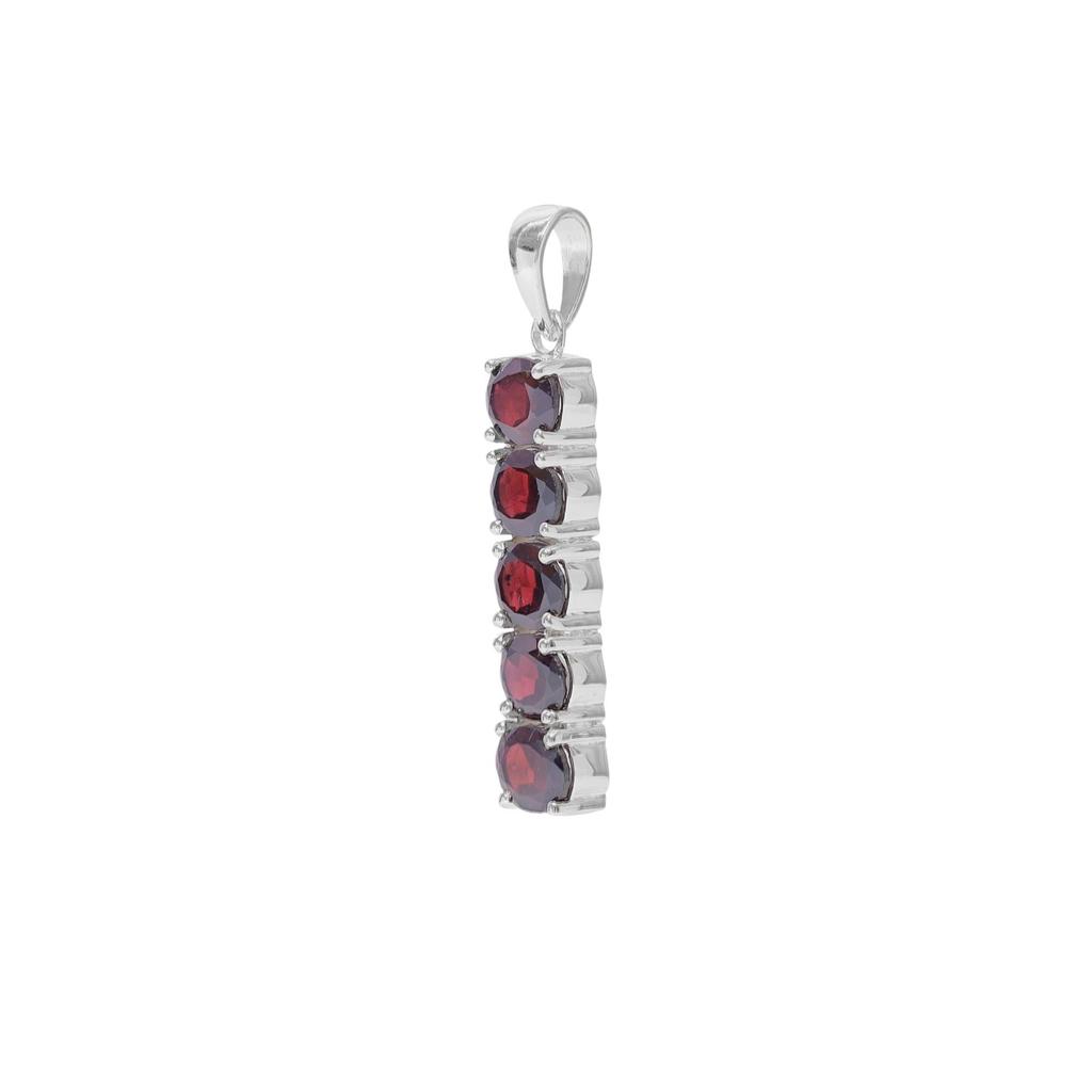 Garnet gemstone pendant 925 sterling silver jewelry zivori necklace pendant Red garnet pendant SSP125