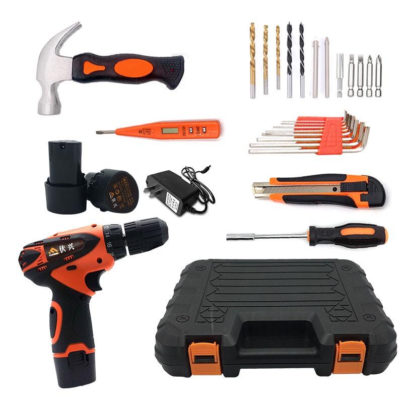 Fuxing Cordless Drill Tool Set CN Plug (adapter Included)