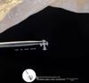 Unisex Silver Cross Helix Ear Cuff In Japanese Korean Style, Titanium Steel Cartilage Piercing Earring.