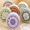 9Pcs Acrylic Round Circular Handmade Soap Flakes, Rendering Tools, Mold Moulds, Rotating Rod For Diy, Cold Soap Making Supplies
