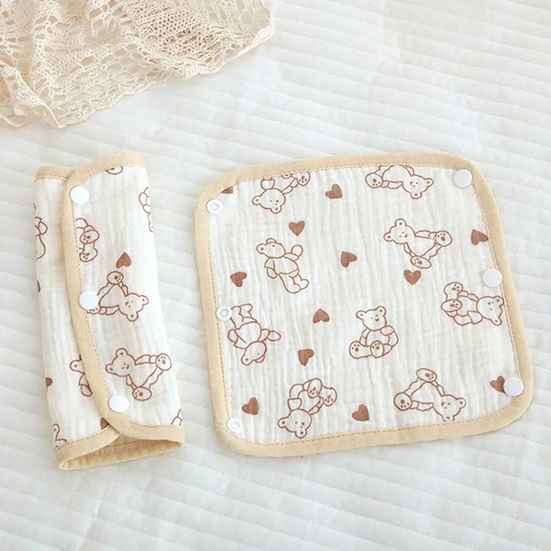 Baby Safety Belt Accessories Plush Cushion Shoulder Strap Cover Baby Waist Stool Drooling Bib Baby Strap Bib For Kids