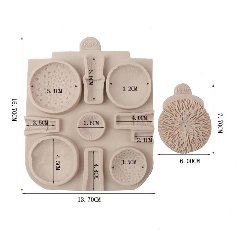 Huge Mushroom Silicone Fondant Molds Wedding Cake Decorating Tools Cake Molds for Baking Chocolate Resin Molds(Color Random)