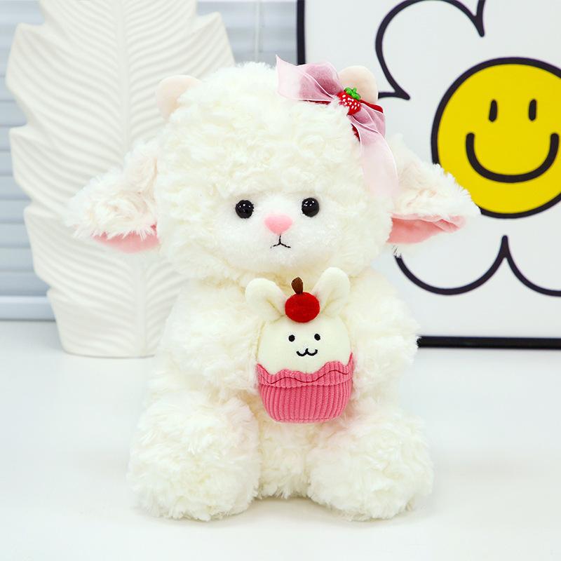 

Creative Cake Comfortable Sheep Doll Plush Toy Sheep Baa Sheep Doll Valentine s Day Gift for Girls 22cm