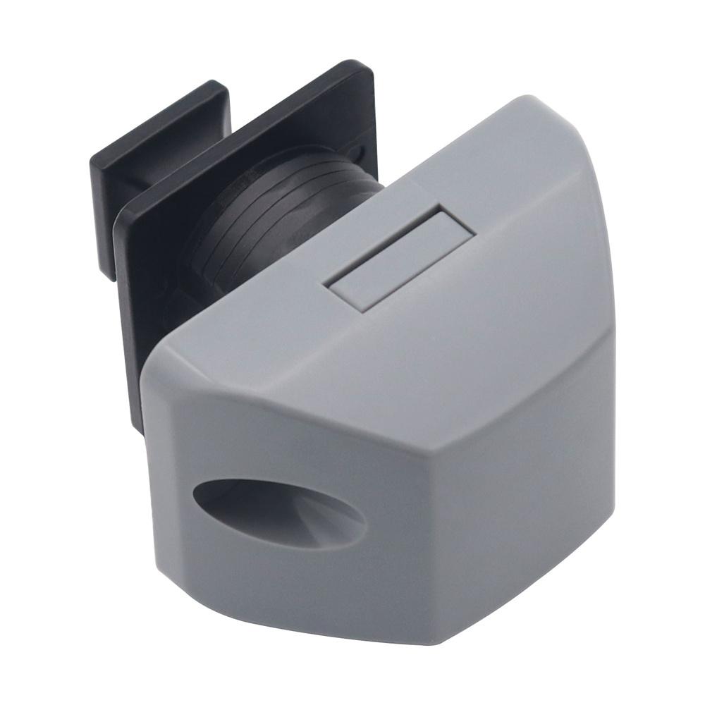 Square Button lock+Fixed Screw 15mm For RV Drawer Cupboard Door Caravan Cabinet