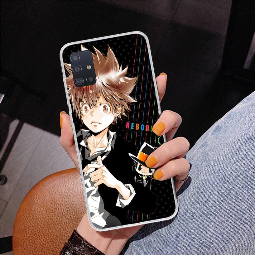 Katekyo Hitman Reborn Phone Case For Samsung Galaxy A52 A32 A22 A12 A51 A31 A50S A30S A20S A10S Note 20 Ultra 10 Plus S10 A72 A7