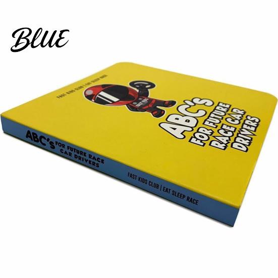 Children Car ABC Book for Future Race Driver Smooth Thick Paper Clear Cartoon Early Childhood Educational Print Car-themed Education Drag Racer