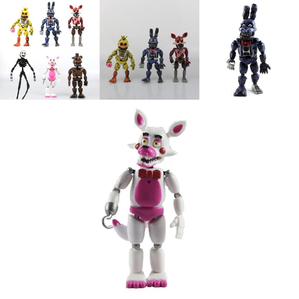 Podmanivá 19cm Fnaf Five Nights At Freddy's 6ks Kolekce Akčních Figurek Pro Nadšence