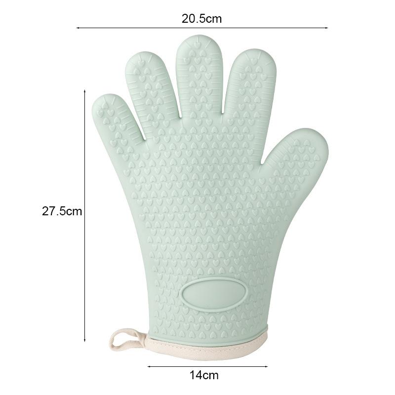 1 Stück Extra Dicke Silikon-Ofenhandschuhe Hitzebeständig Rutschfest Mikrowellen-Backhandschuhe Leicht zu Reinigen Kochhandschuhe für den Küchengebrauch