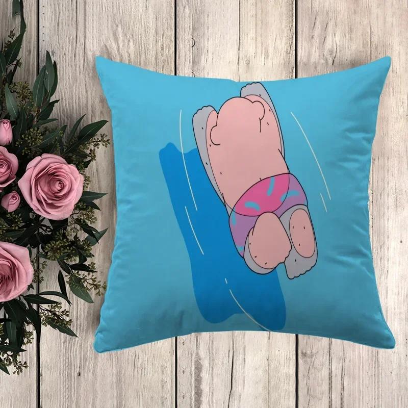 Anime Pillow BERTILO Decorative Pillows for Sofa Pilow Cases Cushion Cover Luxury Pillowcases Pillowcase Decor Fall