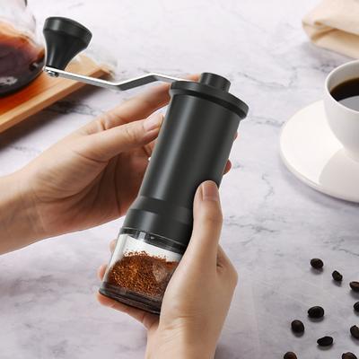 Hand Cranked Coffee Bean Grinder Ceramic Grinding Core Adjustable Thickness Coffee Bean Grinder Clean Brush Coffee Making Tools