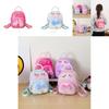 Kids Girls Pu Butterfly Bow Mini Backpack For School And Casual Use