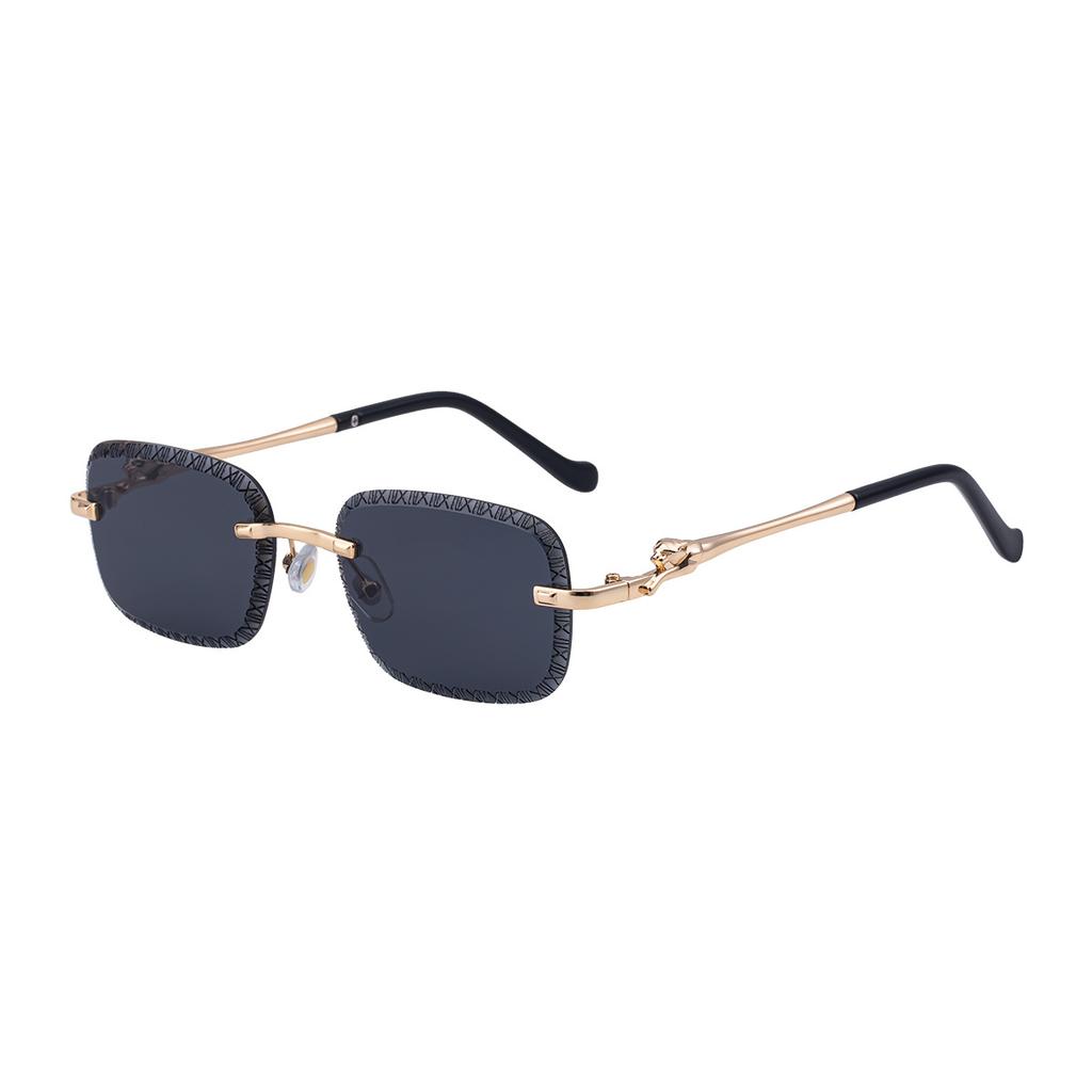 JYL TS Men's Rimless - Diamond-Cut Unique Sun-Protective Shades WF-5G328