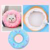 Adjustable Kitten Recovery Cones Cartoon Donut Neck Collars New Cat Cone Collar  Pet Supplies
