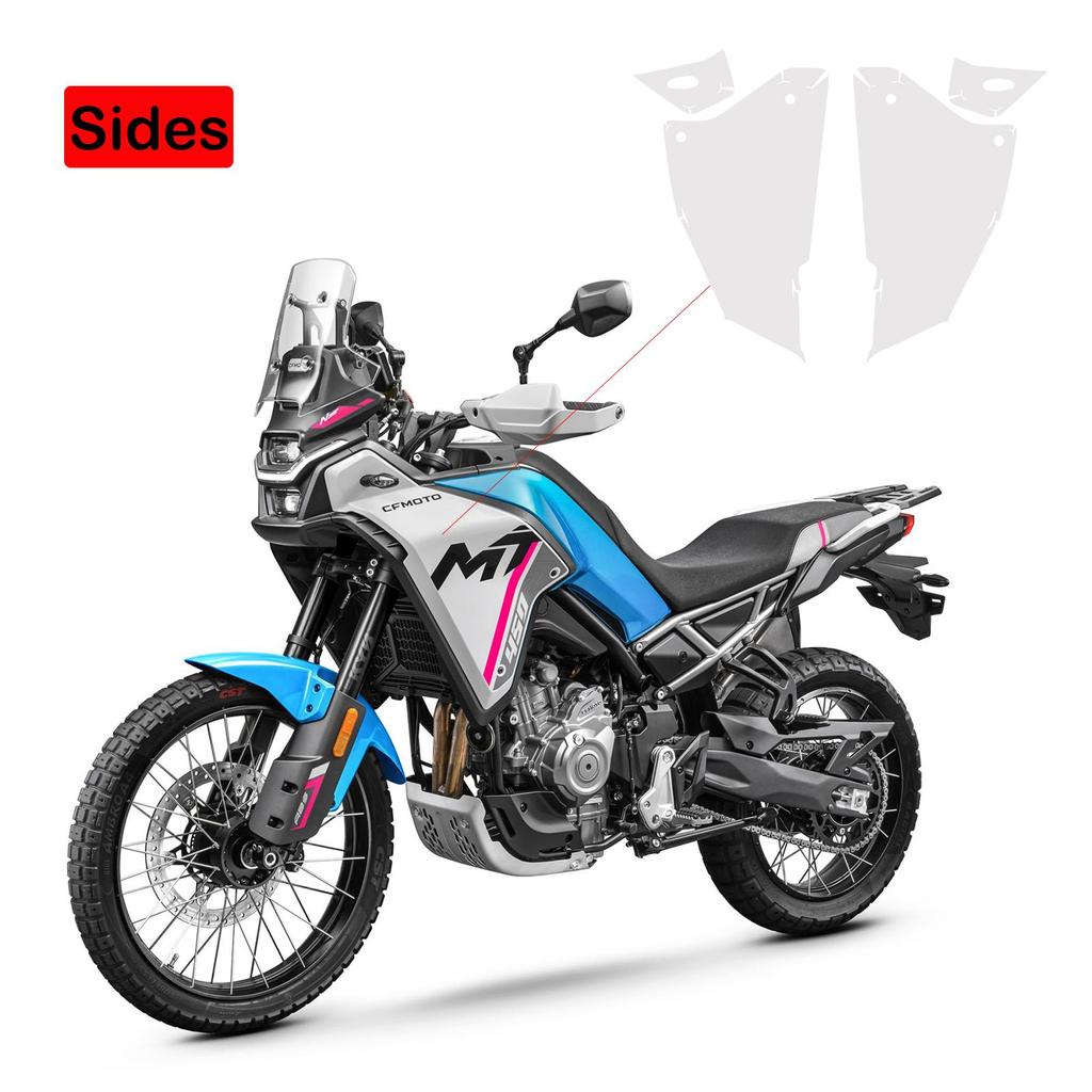 PPF For CFMOTO 450 MT Paint Protection Film Fairing TPU Protection 450MT 2024