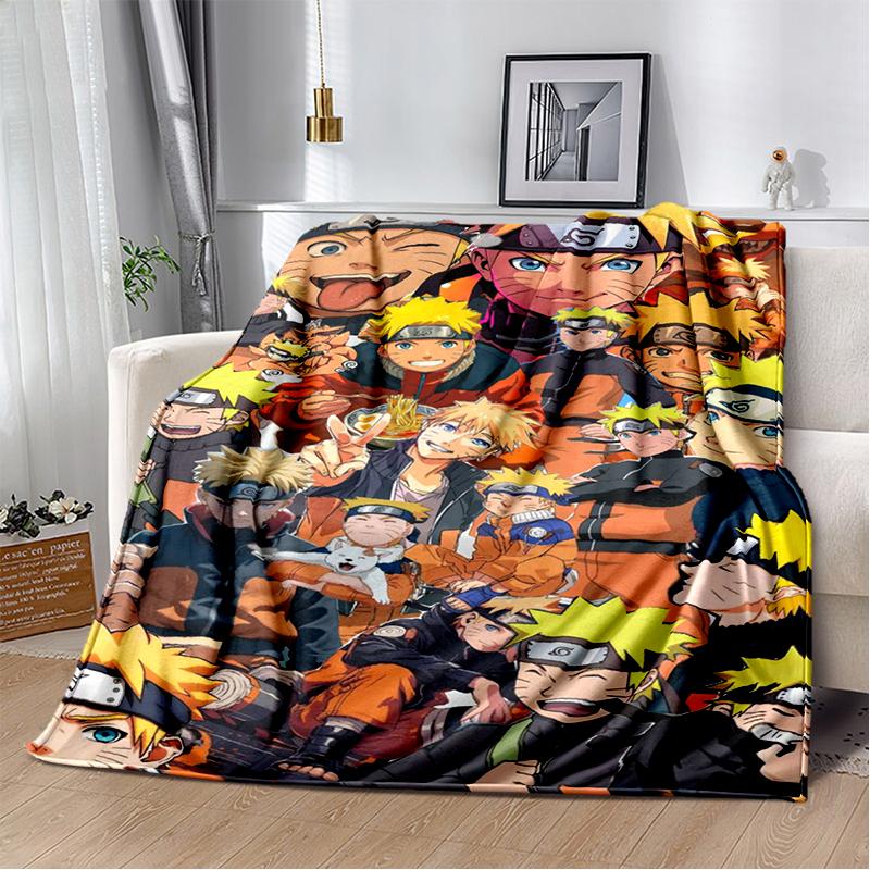 3D N-Naruto Kreskówka Anime I-Itachi Koc Flanelowy Miękki Ciepły Koc Rzutowy do Sypialni Salonu Łóżka Podróży Kempingu Pikniku Dziecko