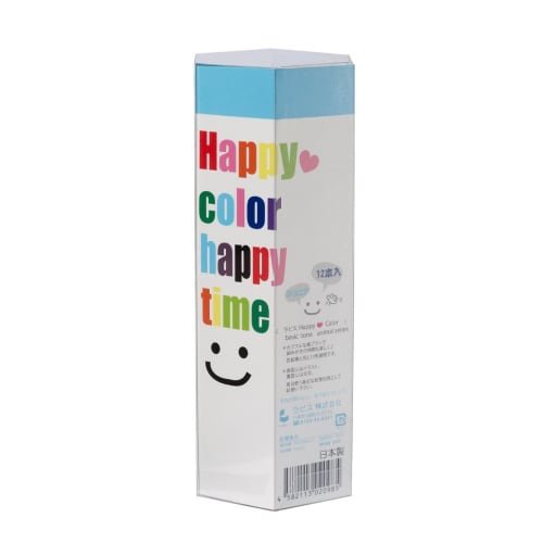 Lapis Happy Color Junior Dental Pens (12 Pens) for Ages 5 and Up. Starting At \1,260. Made In Japan. (Happy Color Clear Case)