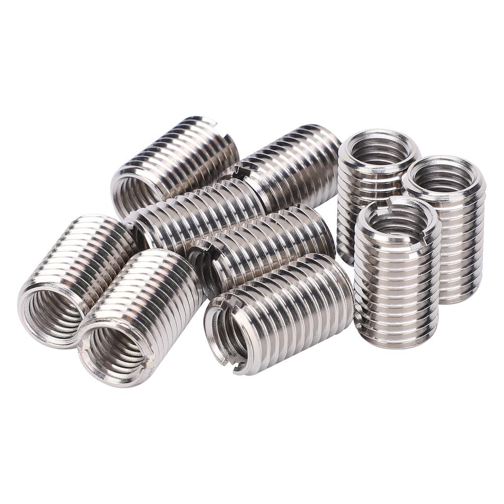 10Pcs Thread Inserts Reducing Nut Repair Tool 303 Stainless Steel Male Female Fastener Hardware