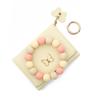 Boho Style Butterfly Wristlet Wallet Keychain Butterfly Charm Bangle Wallet Keychain  Cards Storage