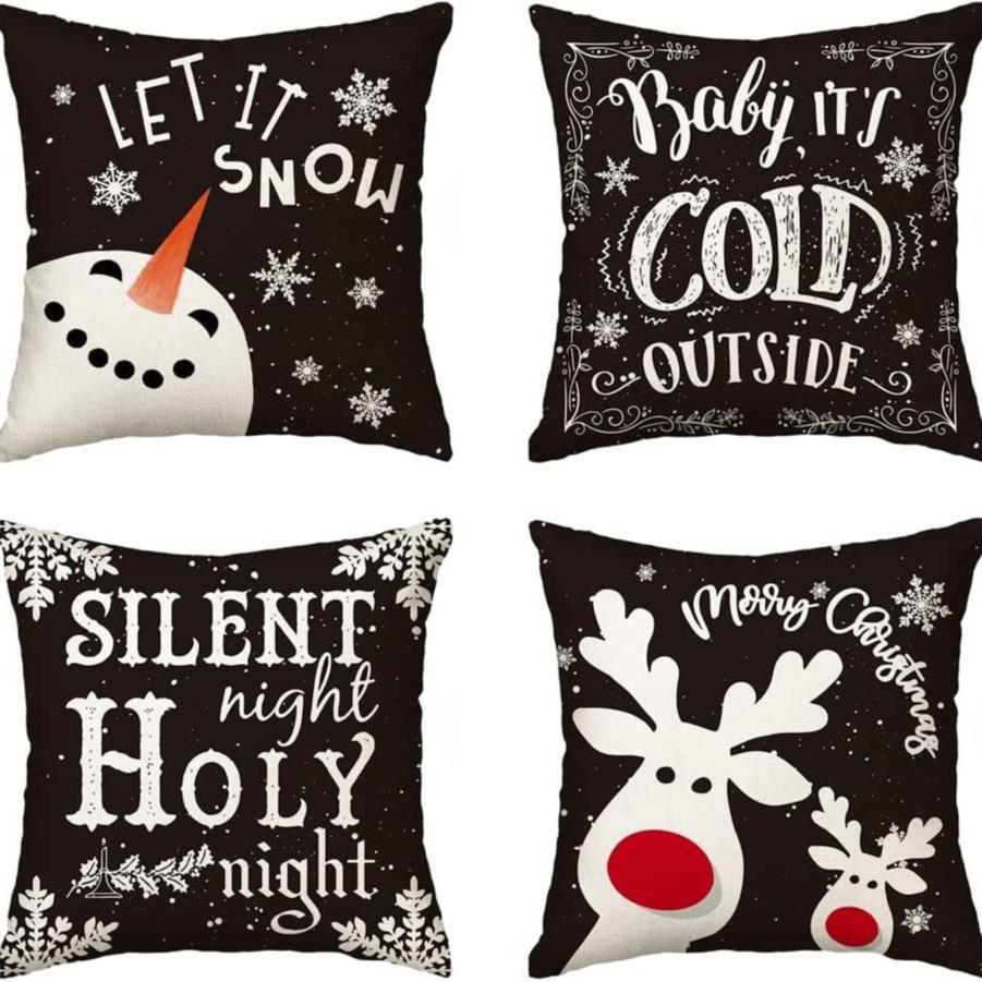 New Christmas Combination Pillowcase Home Sofa Decoration Cushion Pillowcase