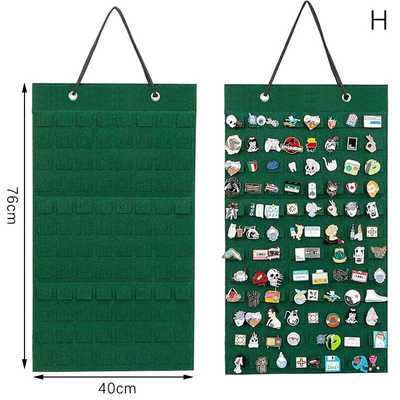 Earrings Hanging Organizer Wall Earring Holder Soft Felt Hanger For Jewelry Necklace Earring Ring Stud Display Holder