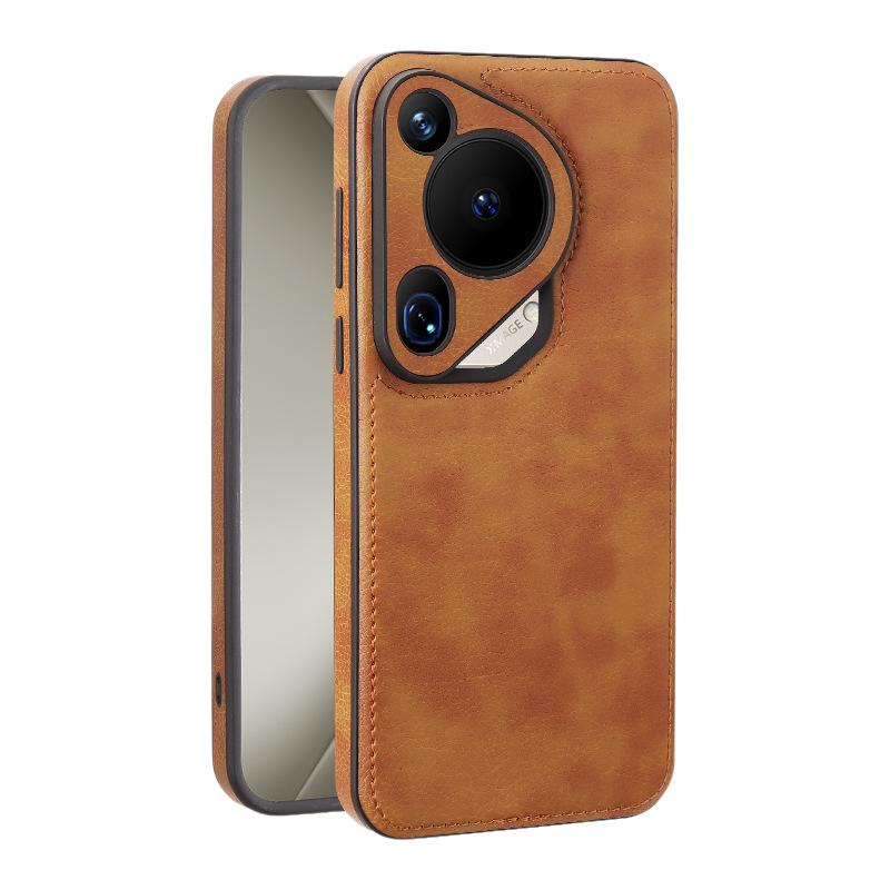 Suitable for Huawei Pura70ultra Mobile Phone Case Leather P70 Full Coverage 70pro + Business Men's Anti-fall Leather Case