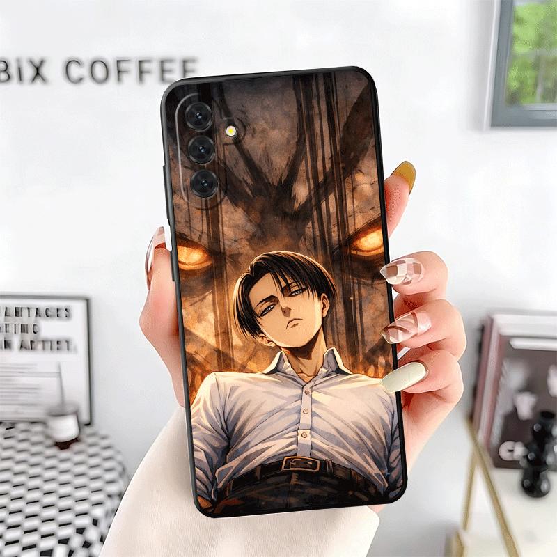 A-Attack On T-Titan Levi Soft Phone Case for Samsung A17 A37 A57 A16 A26 A36 A56 A15 A25 A35 A55 A14 A24 A34 A54 A13 A23 A33 A53