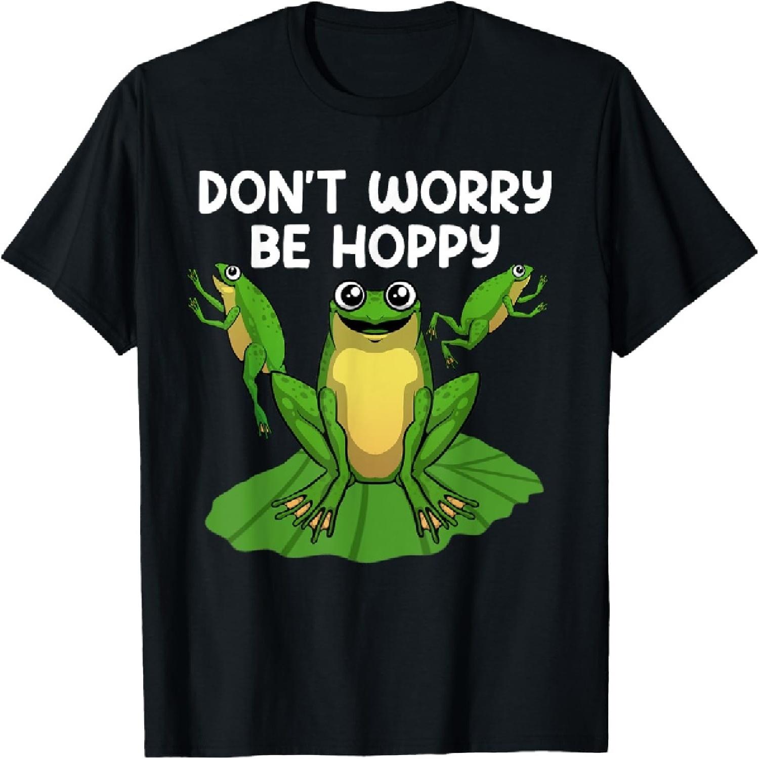 Крутая лягушачья арт-футболка для мужчин и женщин, жаб, головастиков, любителей животных-лягушек S