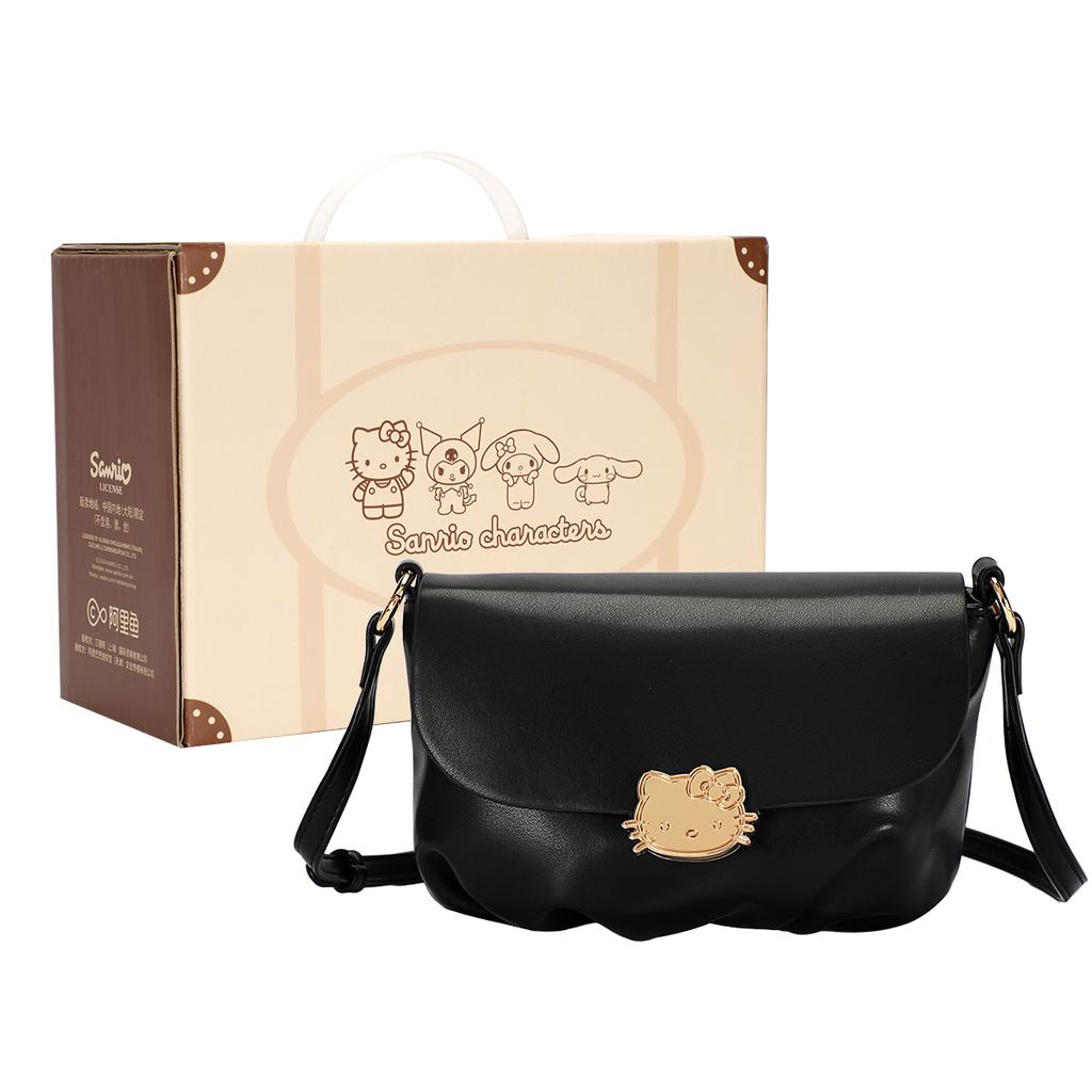 New Sanrio Hello Kitty Synthetic Leather Cloud Bag, Shoulder Bag, Crossbody Bag Regular Women's Multicolor HHF41140