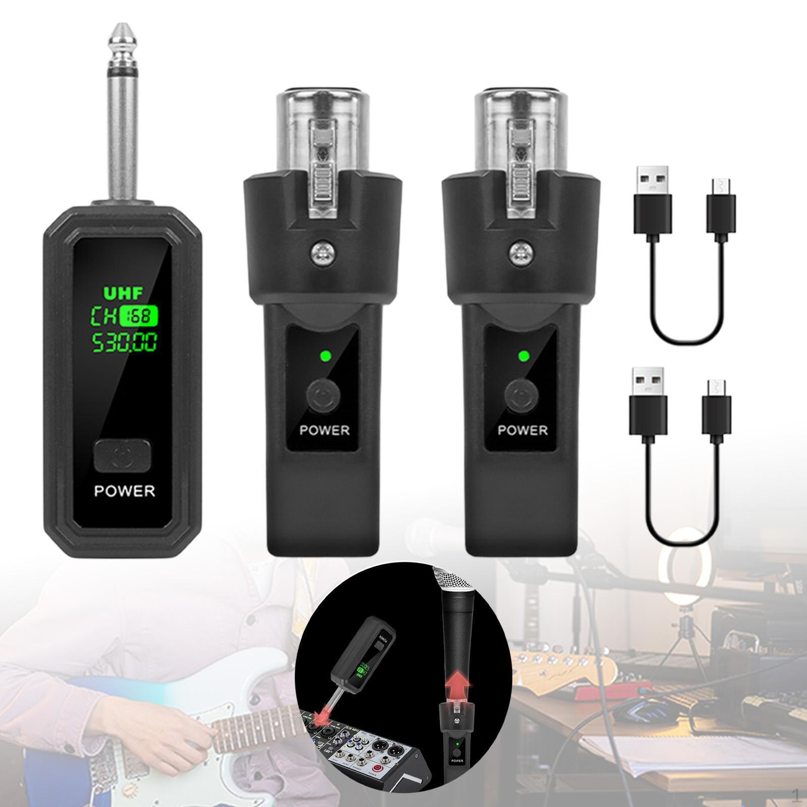 

Система аудиоприемника-передатчика для динамических и конденсаторных микрофонов 1 for 2