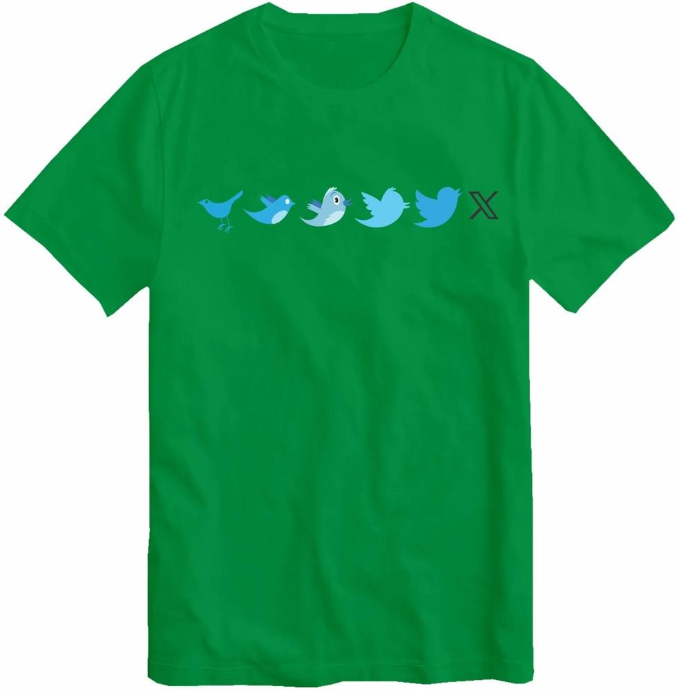Evolution Of Twitter X T Shirt Elon Musk Funny Birthday Christmas Tshirt Top S