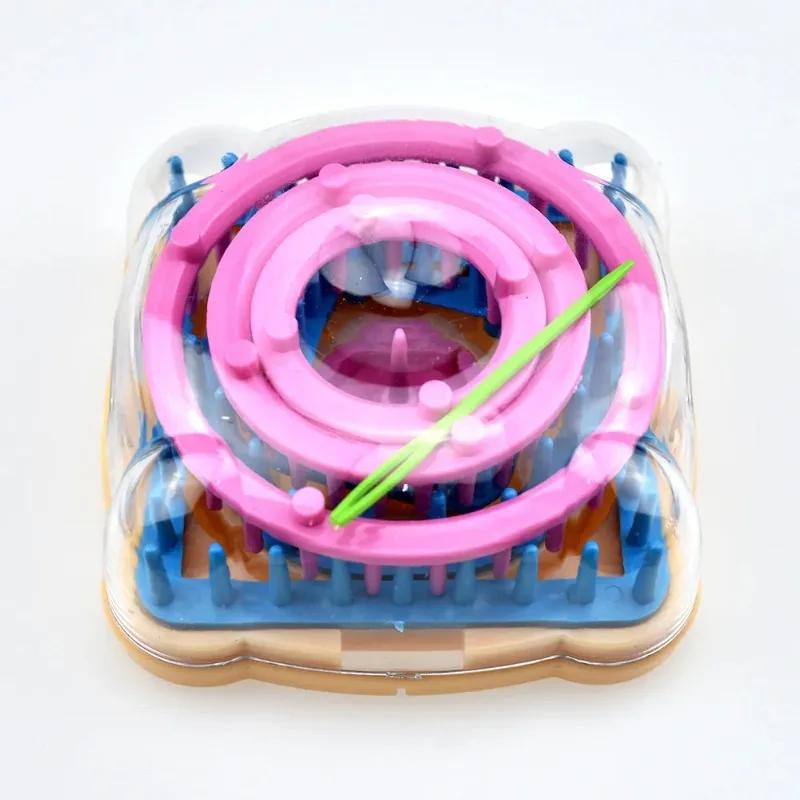 Practical Square Flower Knitting Wool Flower Knitting Machine Wool Flower Knitting Ball Net Square Christmas Craft Supplies