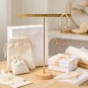 Round Base Jewelry Display Stand Iron Frame Earrings Holder Bracelet Organizer  Dresser Organizer