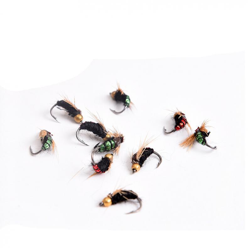 40Pcs Trout Fly Fishing Flies Dry Lure Lures Fish Baits Hooks with Fly Box H 40Pcs Trout Fly Fishing Flies Dry Lure Lures Fish Baits Hooks with Fly Box H
