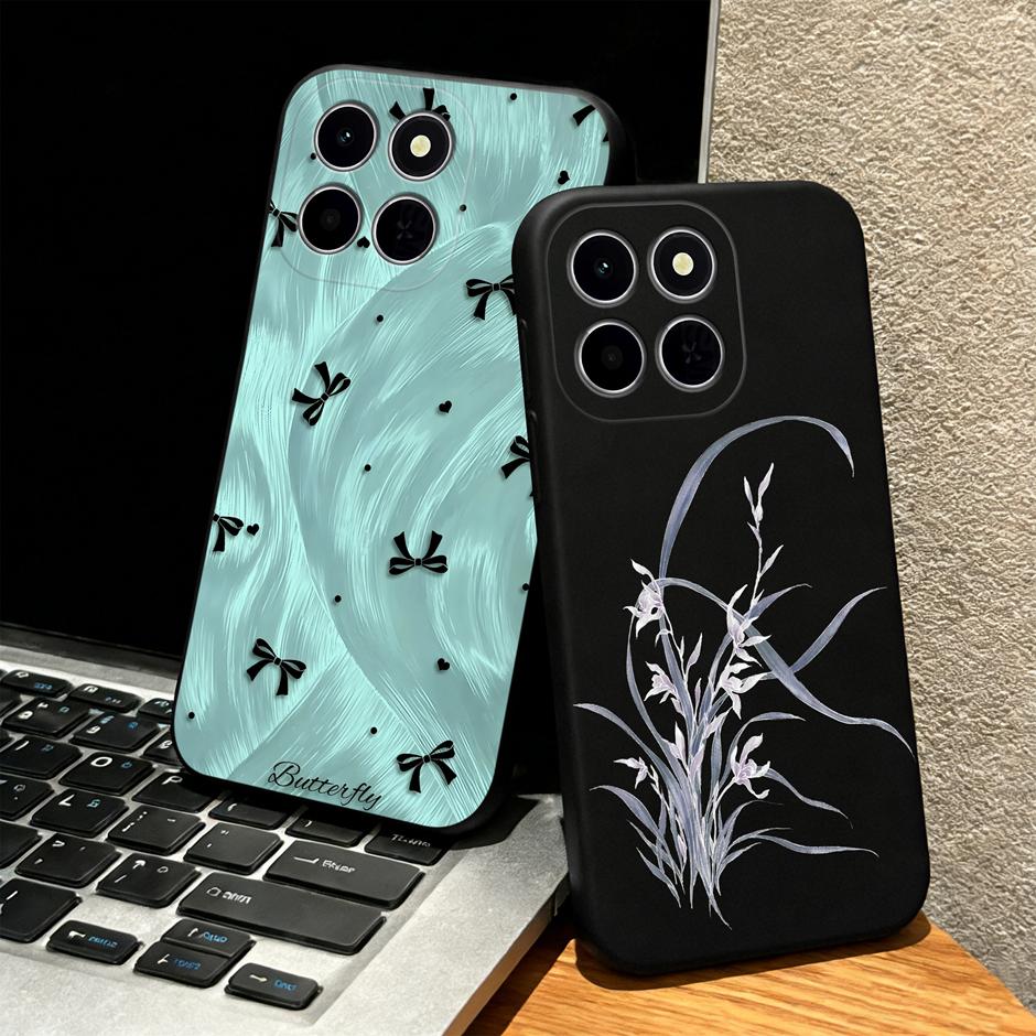 For Honor X6C X6B X6D X7D X7C Case Brilliant Flower Vintage Dyeing Anti-drop Simplicity Matte Shell For HonorX6C honorx7d Bumper