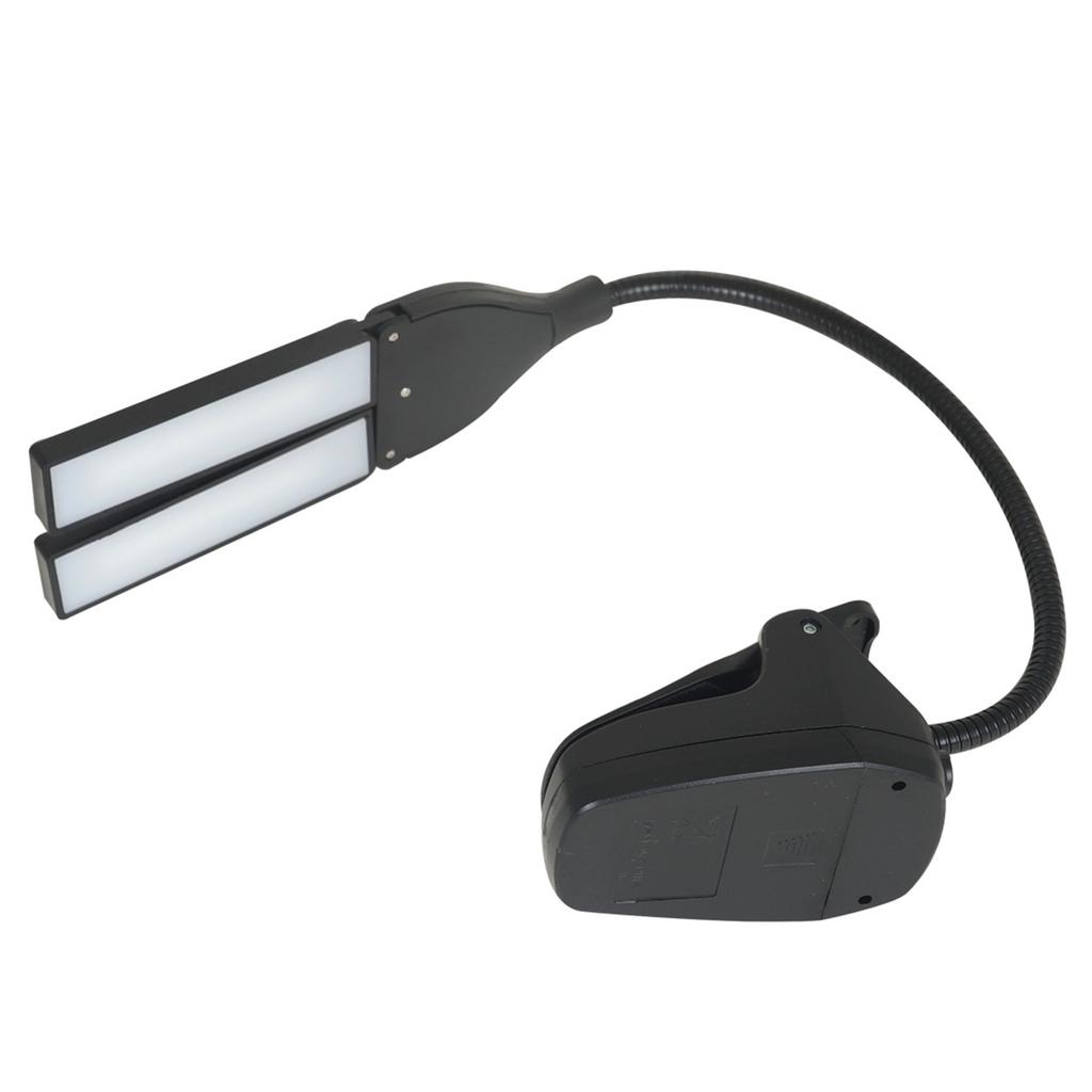 Music Stand Light, Clip On LED Book Lights, USB Rechargeable and Battery Operated, Reading Lamp In Bed, for Piano Player
