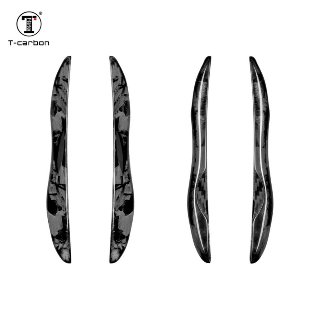 T-carbon Carbon Fiber Car Key Cover Fit For Porsche Macan Boxster 2011-2015 Panamera Key Case Shell Interior Accesories