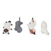 4PCS Cute Car Interior Decor Resin Mini Cute Car Funny Automotive Interior Decoration for Party
