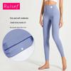 2025 Women's Cloud-Feel High-Waisted Elastic Yoga Pants - Super Soft, Hip-Lifting, Nude-Feel, Perfect for Running and Sports