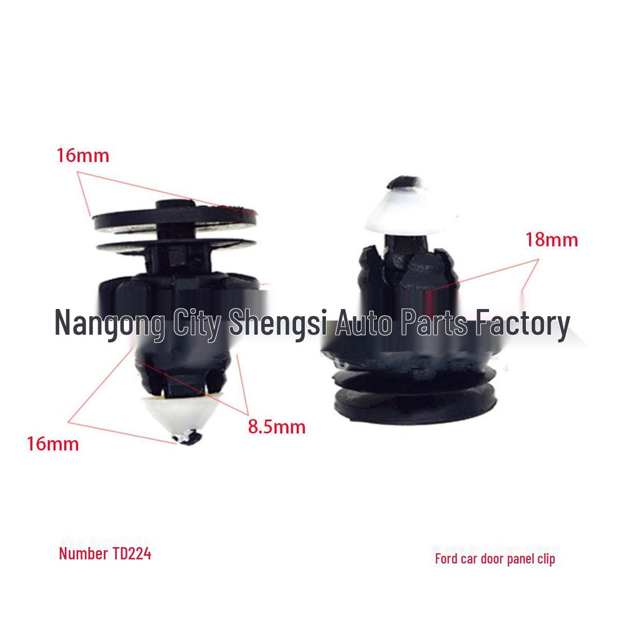 

Ford Car Door Panel Accessories: Kuga, Mondeo, EcoSport, Focus, Fiesta, and Max Universal Buckle. 10000 units