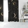 2Pcs Moon Stars - Printed curtains, Polyester material, bedroom curtains, Living room decor, home decor