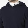 FootJoy Men's Honeycomb Print Long Sleeve Pullover Hoodie Sweater, Navy, Size M (FJ-F24-M03, 32210-M)