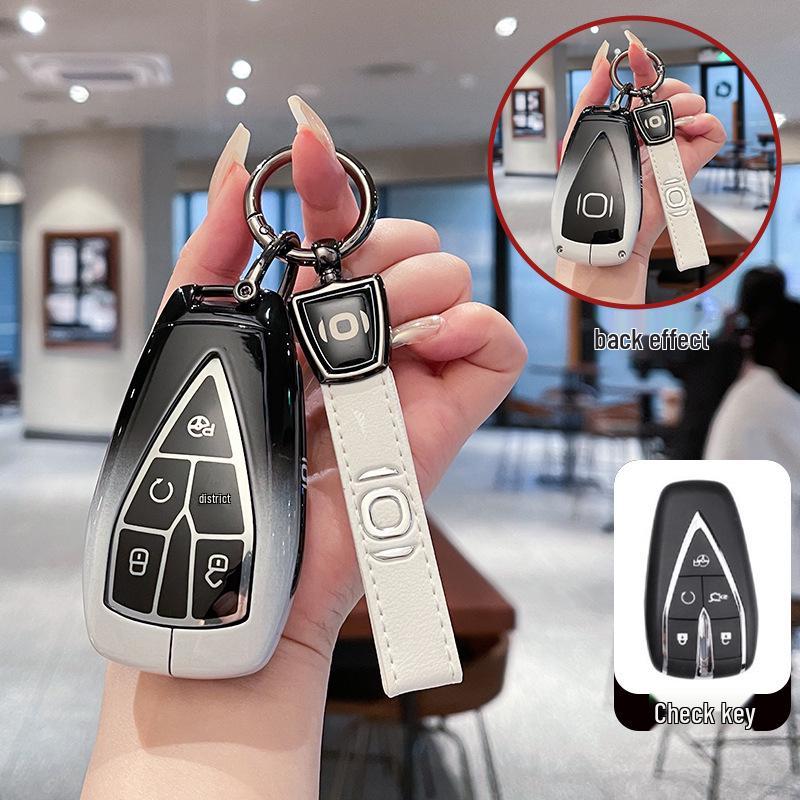 Changan Qiyuan A07 Schlüsseletui für Modelle 25/24: 515 Elite, Premium 710 Flaggschiff mit Metallgehäuse und High-End-Schnalle