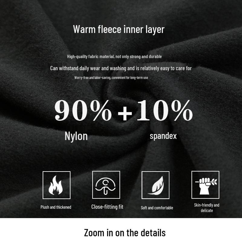 Unisex termo sportovní top s polorolákem, zipem, rychleschnoucí a sametovou podšívkou pro podzim a zimu.