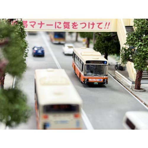 TOMYTEC The Bus Collection Bus Collection Tobu Bus Central Goodbye V8 Erga Diorama Supplies