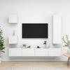 VidaXL TV Unit Set 5 Pcs White Chipboard